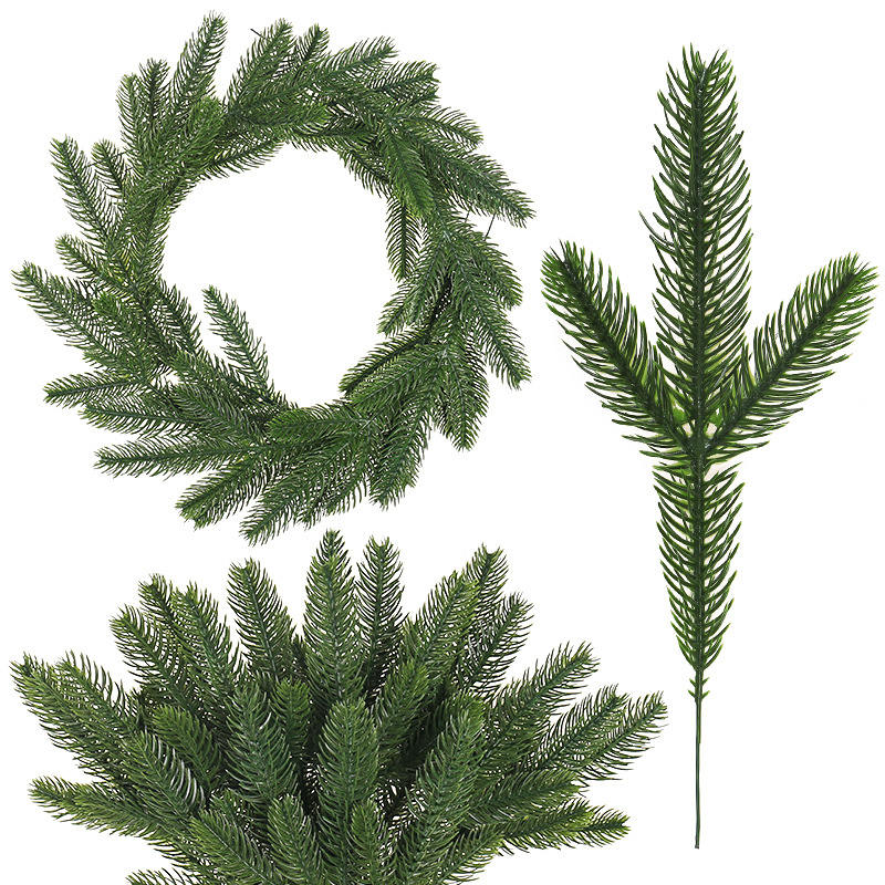 Christmas Wreath Fake - Yapay Çam Dalları, Sahte Çam İğneleri,
