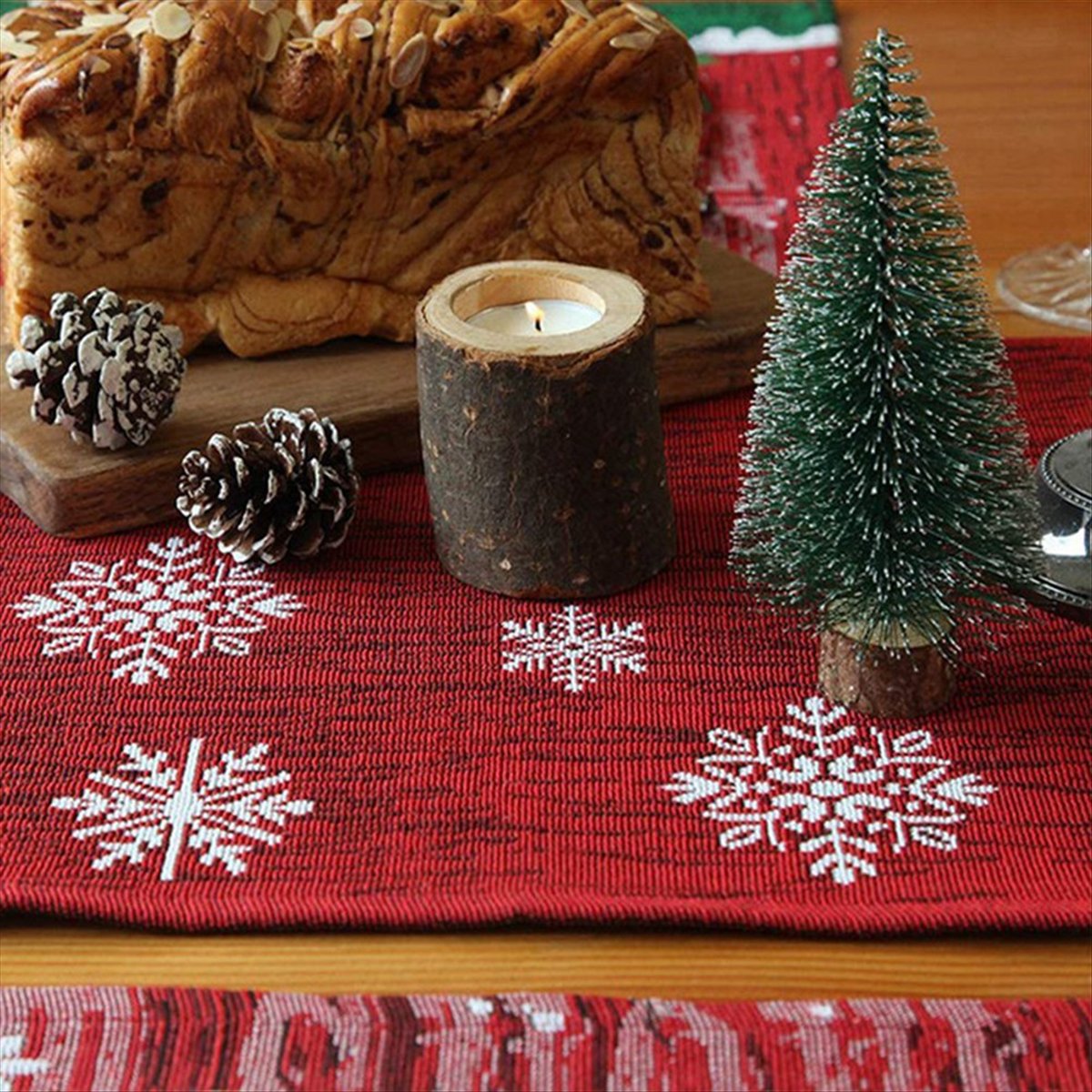 Christmas Table Runner - ABDD HOT Noel Masa Örtüsü, -Mutfak