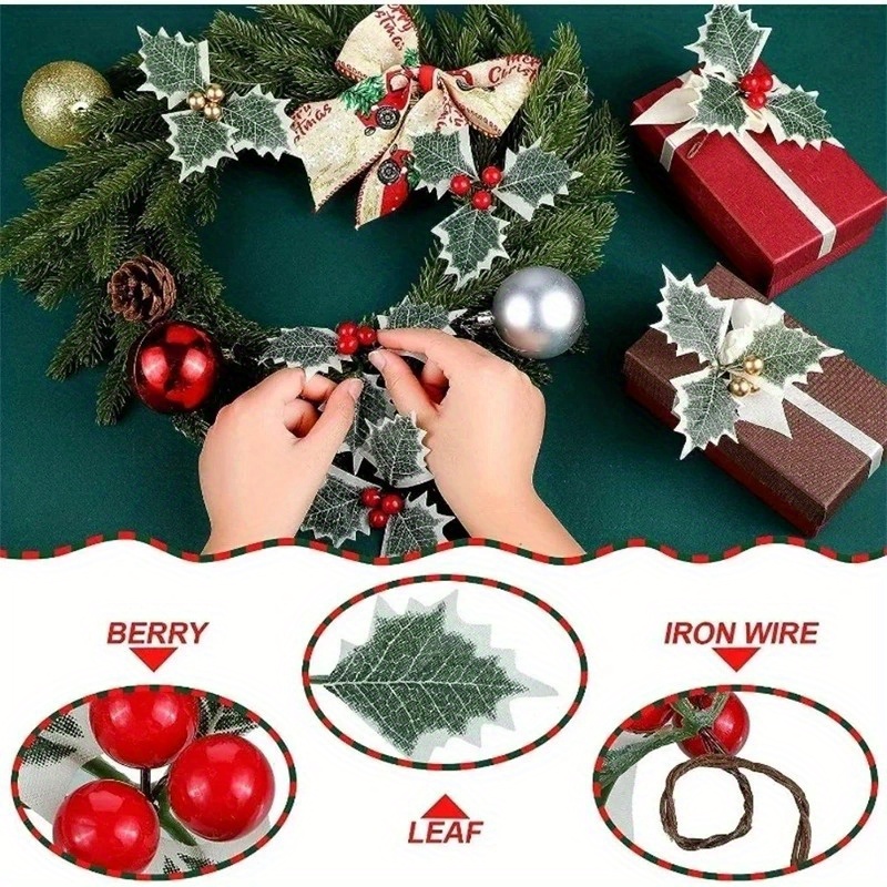 10 adet yapay kutsal çilek yeş - Christmas Wreath Fake incelemesi ve fiyatı