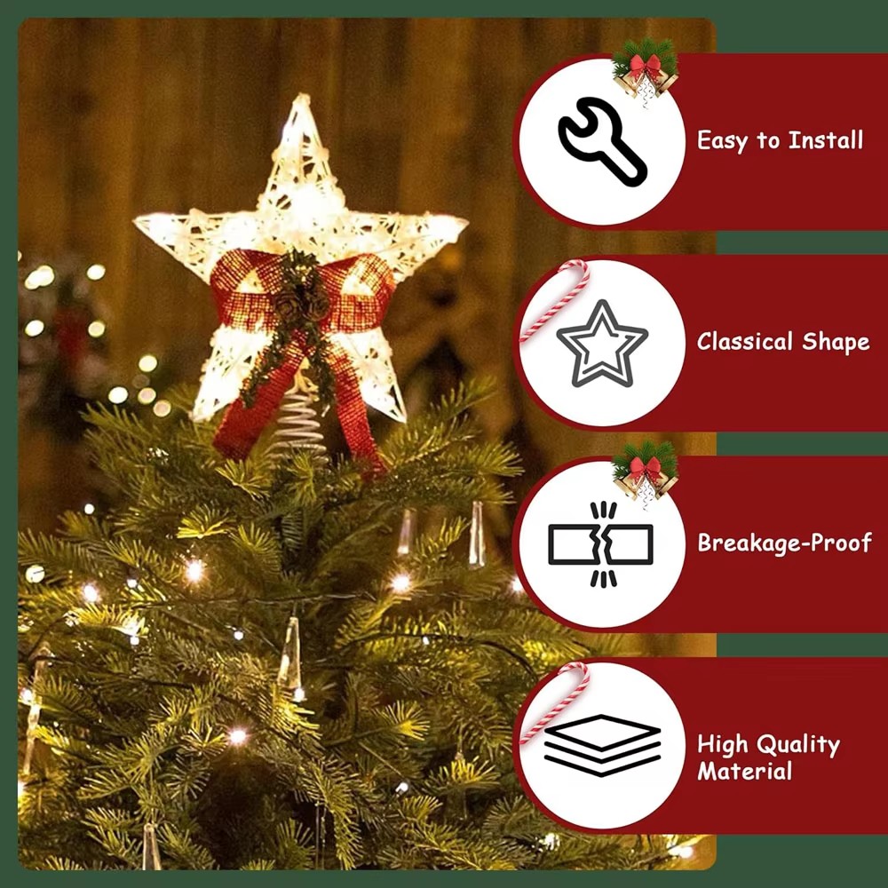 Noel Ağacı LED Yıldız Ağacı To - Star Tree Topper incelemesi ve fiyatı