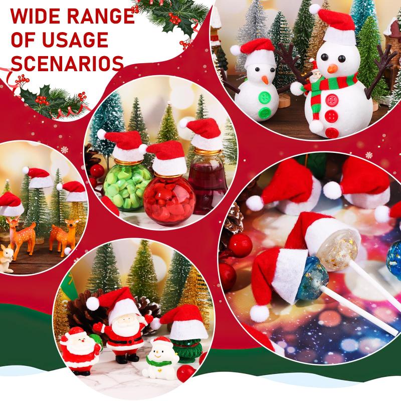 YENİ 30 ADET Mini Noel Baba Şa - Santa Hat Plush incelemesi ve fiyatı