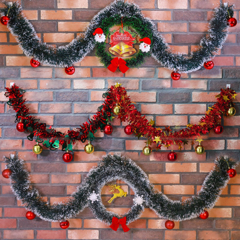 1/3/5 adet 2 metre metalik yeş - Tinsel Garland Decoration incelemesi ve fiyatı
